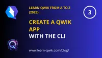 Create a Qwik App with the CLI