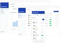 Screenshots of the dashboard project showing desktop and mobile versions.